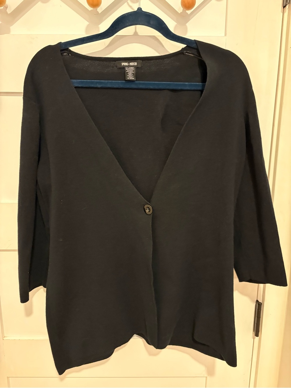 NWOT Women's Black V-Neck Button Cardigan
